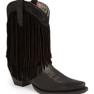 Ariat Gold Rush Western Cowboy Boots - Black 6.5